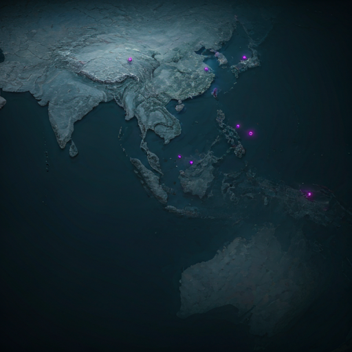 Service coverage map